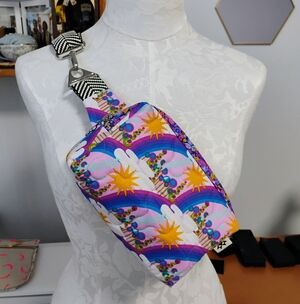 Handmade Crossbody- Purple Rain